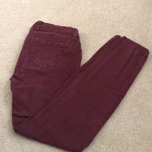 Maroon Skinnies